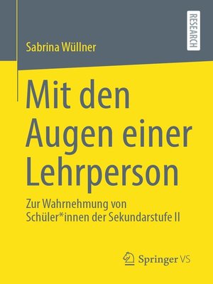 cover image of Mit den Augen einer Lehrperson